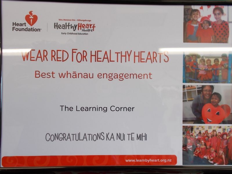 We Won Healthy Heart Award for “Best Whanau Engagement”