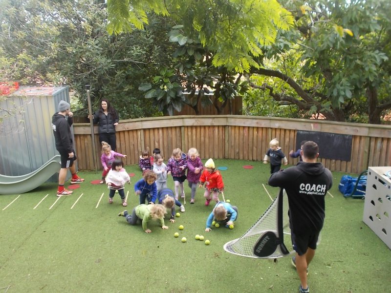 Playtime with Playball team